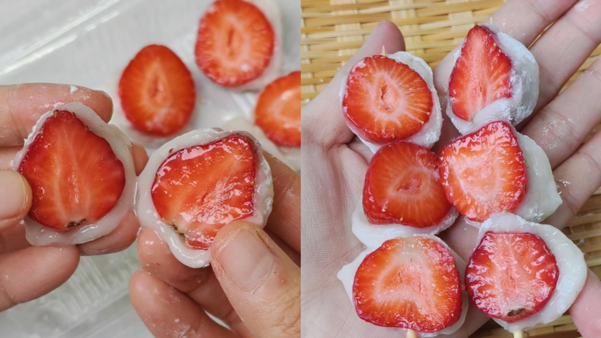 [高雄麻糬推薦]林記手工麻糬-超扯一顆10元草莓麻糬~繽紛口味草莓大福也只要45! @美食好芃友（芃芃）