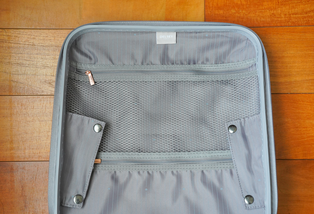 [行李箱推薦]DELSEY ECLIPSE DLX行李箱-超美型商務登機箱~前開設計筆電超好拿 @美食好芃友