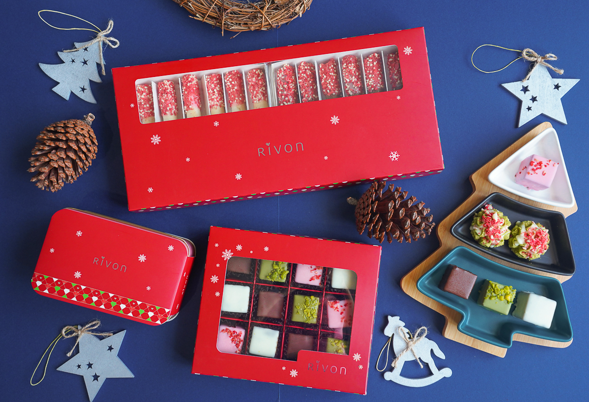 [聖誕交換禮物推薦]禮坊Rivon2020莓好聖誕禮盒~繽紛法式甜點甜你的口暖你的心 @美食好芃友