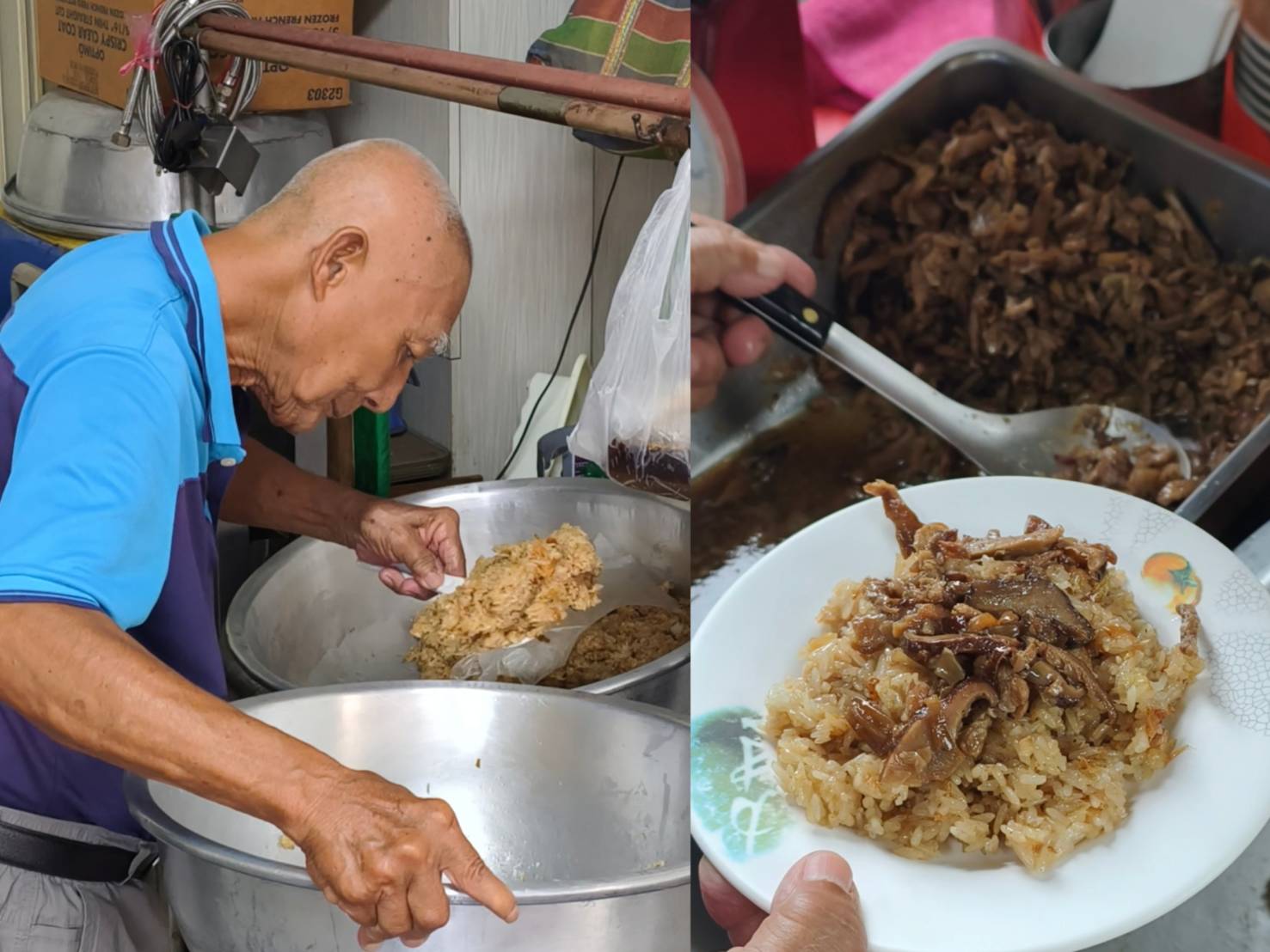 [左營美食推薦]孫家油飯肉粽舖-大溝頂超過一甲子古早味油飯肉粽~便宜大碗又好吃 @美食好芃友（芃芃）