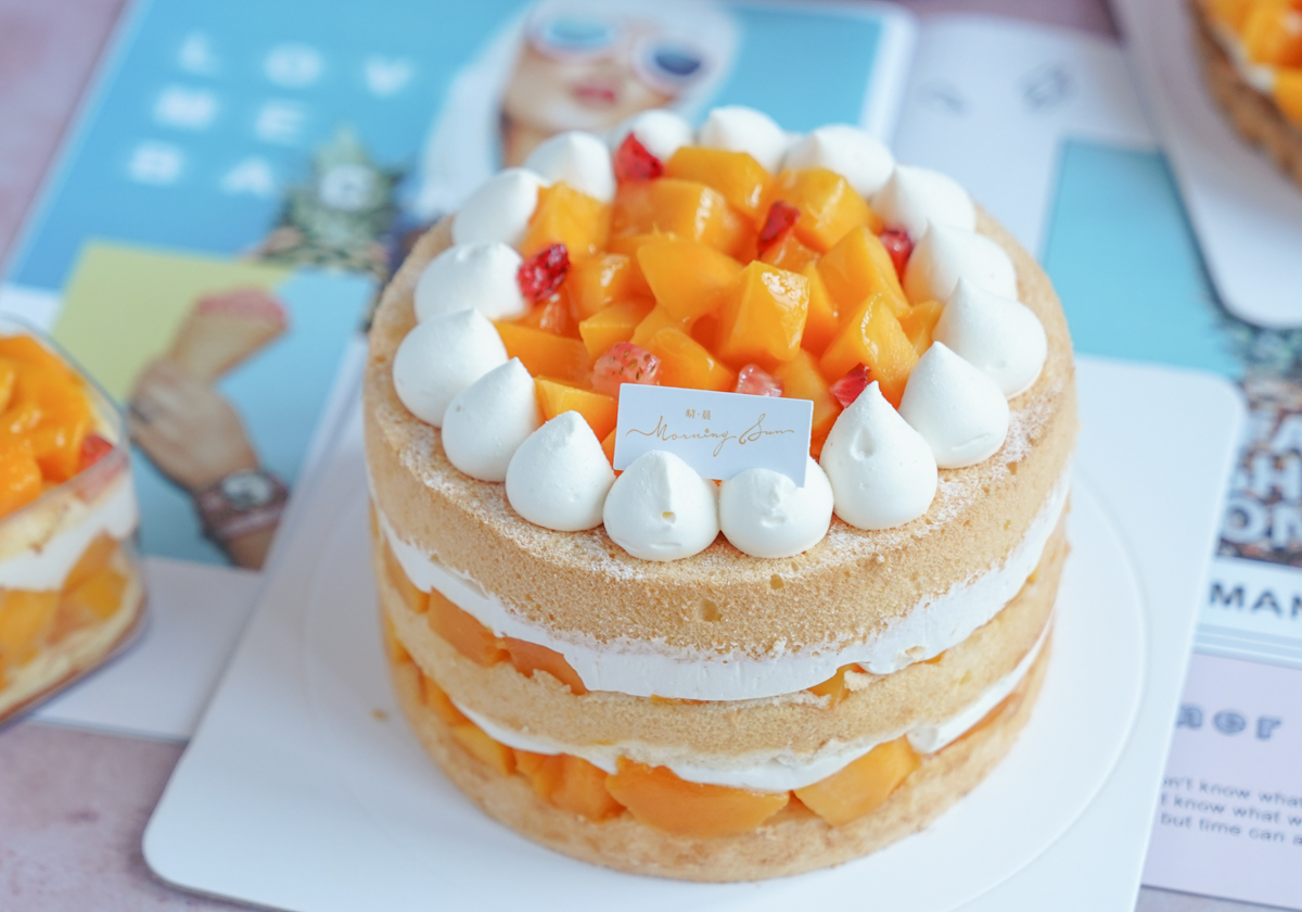 [高雄]晴晨Morning Sun Dessert-夏季必吃高雄芒果甜點!多到滿出來的芒果塔、芒果蛋糕 @美食好芃友