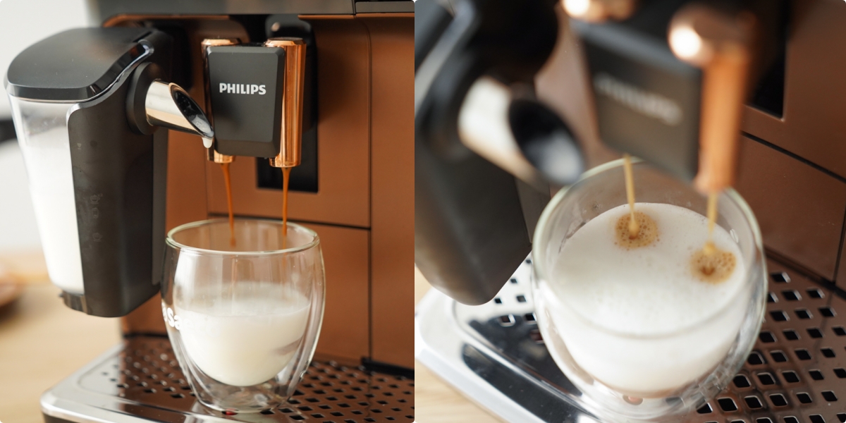 飛利浦全自動義式咖啡機EP3246-綿軟奶泡雲朵拿鐵輕鬆一鍵按下~我家就是咖啡館 @美食好芃友