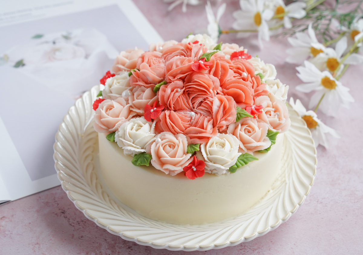 [高雄客製蛋糕推薦]仙女的蛋糕 Fairy Cake-超夢幻韓式裱花蛋糕!告白、求婚、高雄生日蛋糕都可以 @美食好芃友