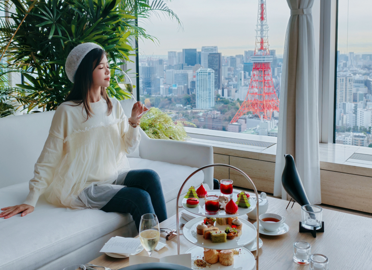 [東京美食]虎之門艾迪遜酒店下午茶-必來東京鐵塔景觀下午茶!訂位方式、三層下午茶菜單、下午茶價位分享 @美食好芃友