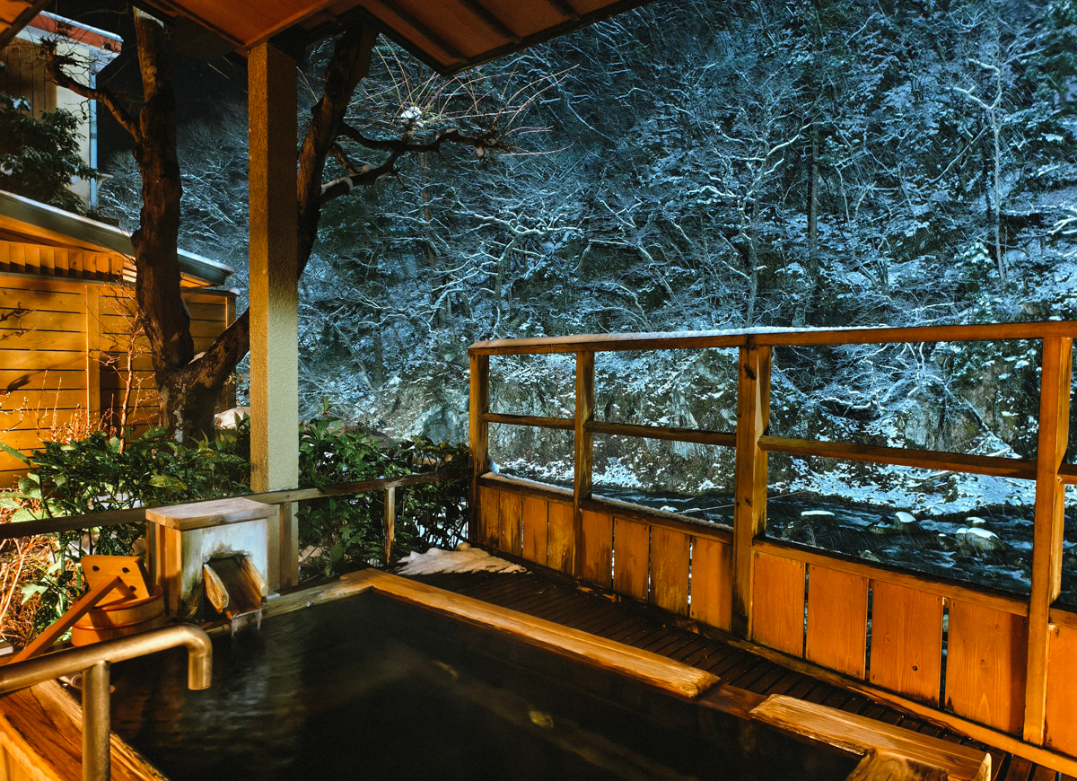 [栃木住宿]湯之宿松楓樓松屋-絕美個人露天雪景溫泉房!那須鹽原溫泉泡湯＋療癒美食 @美食好芃友