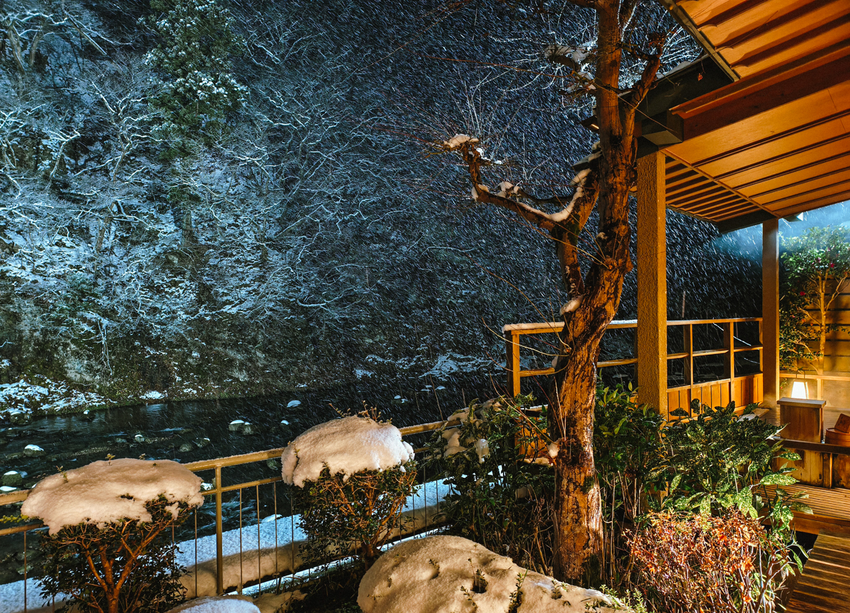 [栃木住宿]湯之宿松楓樓松屋-絕美個人露天雪景溫泉房!那須鹽原溫泉泡湯＋療癒美食 @美食好芃友