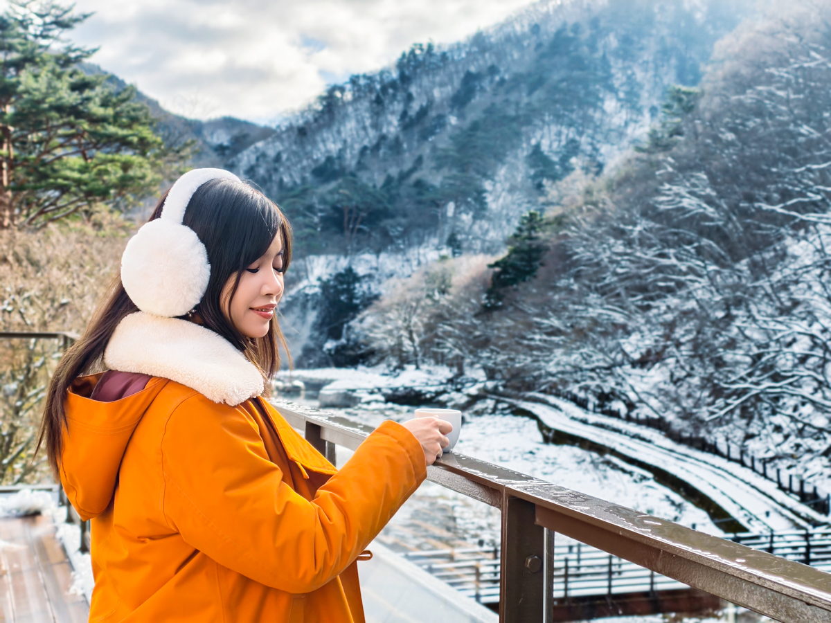 [栃木住宿]湯之宿松楓樓松屋-絕美個人露天雪景溫泉房!那須鹽原溫泉泡湯＋療癒美食 @美食好芃友