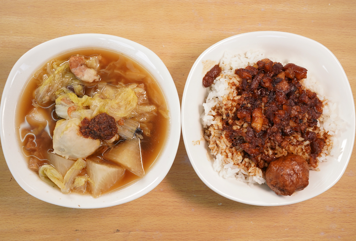 [高雄]打狗川古早味什菜-人氣大寮小吃!早餐開始賣的阿嬤古早味什菜、黑金肉燥飯、滷魚頭 @美食好芃友（芃芃）