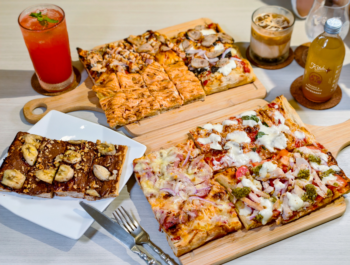[高雄]Rom’antica Pizza 羅馬披薩美術青海店-高雄美術館聚餐就來這!道地方型羅馬披薩 @美食好芃友（芃芃）