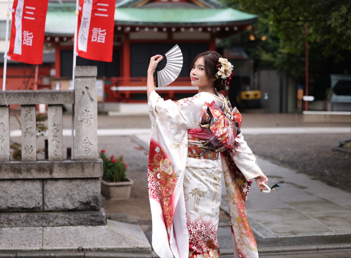 受保護的內容: [東京]江戶和裝工房雅旗艦店-女孩必來東京和服體驗!最多款式豪華振袖x超滿意和服攝影 @美食好芃友（芃芃）