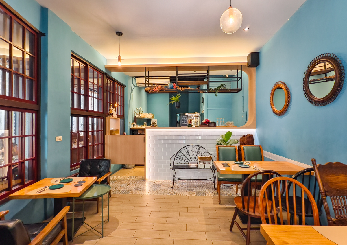 [前鎮美食]魯班LuBen-高雄秘境!儀式感滿滿綠意質感用餐空間~全新手工烏龍麵煎餃套餐 @美食好芃友（芃芃）