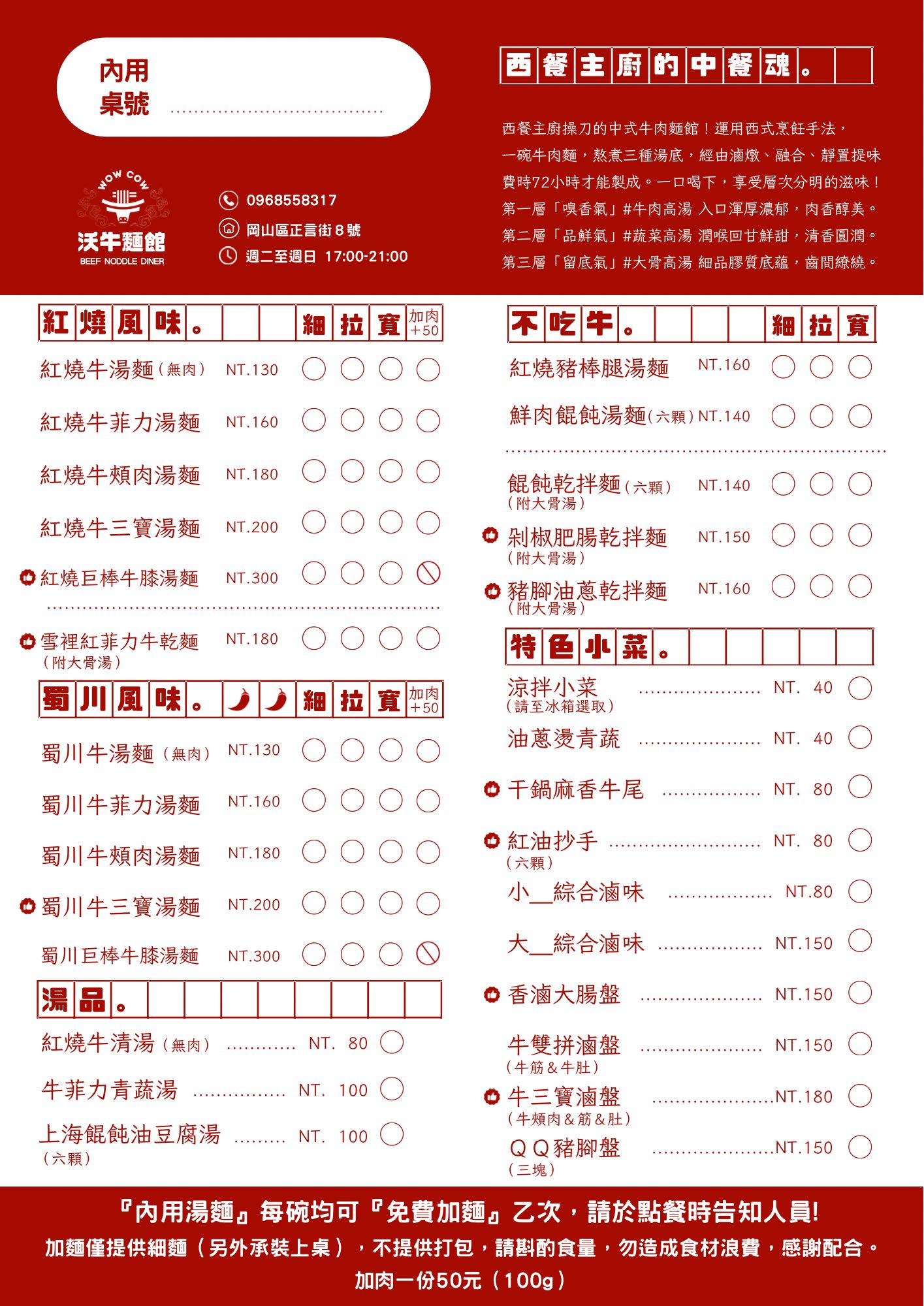 [高雄]沃牛麵館-岡山羊肉一條街旁巷弄高雄牛肉麵!必吃肉超嫩巨棒牛膝麵~剁椒肥腸麵辣得涮嘴 @美食好芃友（芃芃）