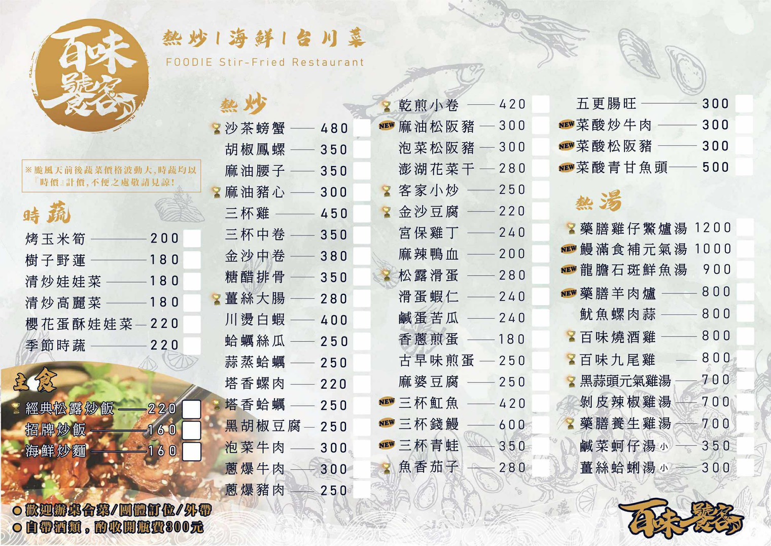 [仁武]百味饕客熱炒-仁雄路隱藏版仁武熱炒、私房川菜! 必吃沙茶螃蟹、重慶烤魚、乾鍋海蝦 @美食好芃友（芃芃）