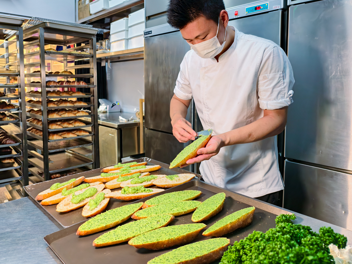 [台南]灃頌 FountSong Bakery-一開門人潮湧入好吃台南鹽可頌歐包店~ 麵包控絕對不能錯過! @美食好芃友（芃芃）