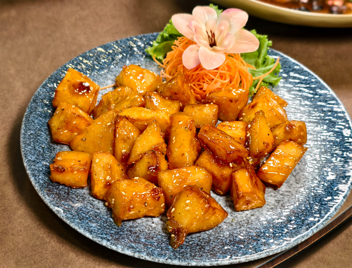 [高雄]霖園土雞城-在地人推薦好吃高雄土雞城!超美綠庭園與文青空間~必吃烏骨鹽焗雞、炸豆乳鰻、 五香鹹芋絲 @美食好芃友（芃芃）