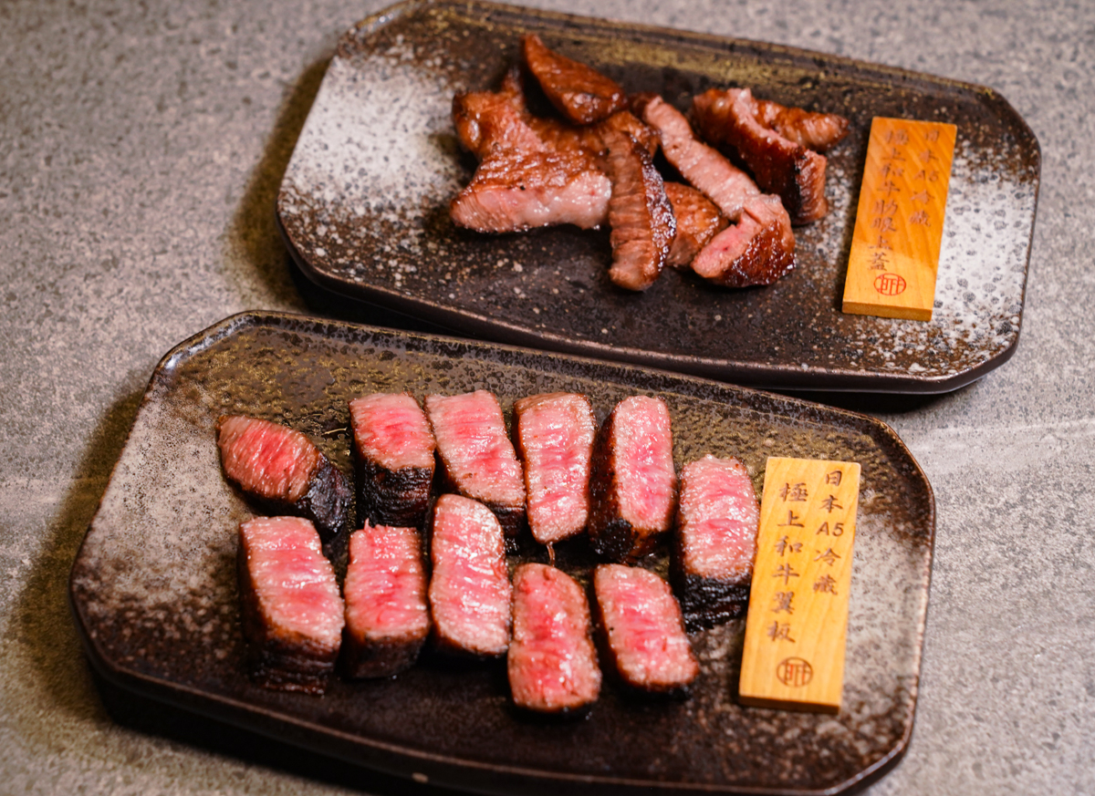 [高雄燒肉推薦]明燒肉文自旗艦店-海鮮控和牛控都來!超有儀式感高雄燒肉無菜單!最扯的雙人帝王蟹燒肉套餐 @美食好芃友（芃芃）