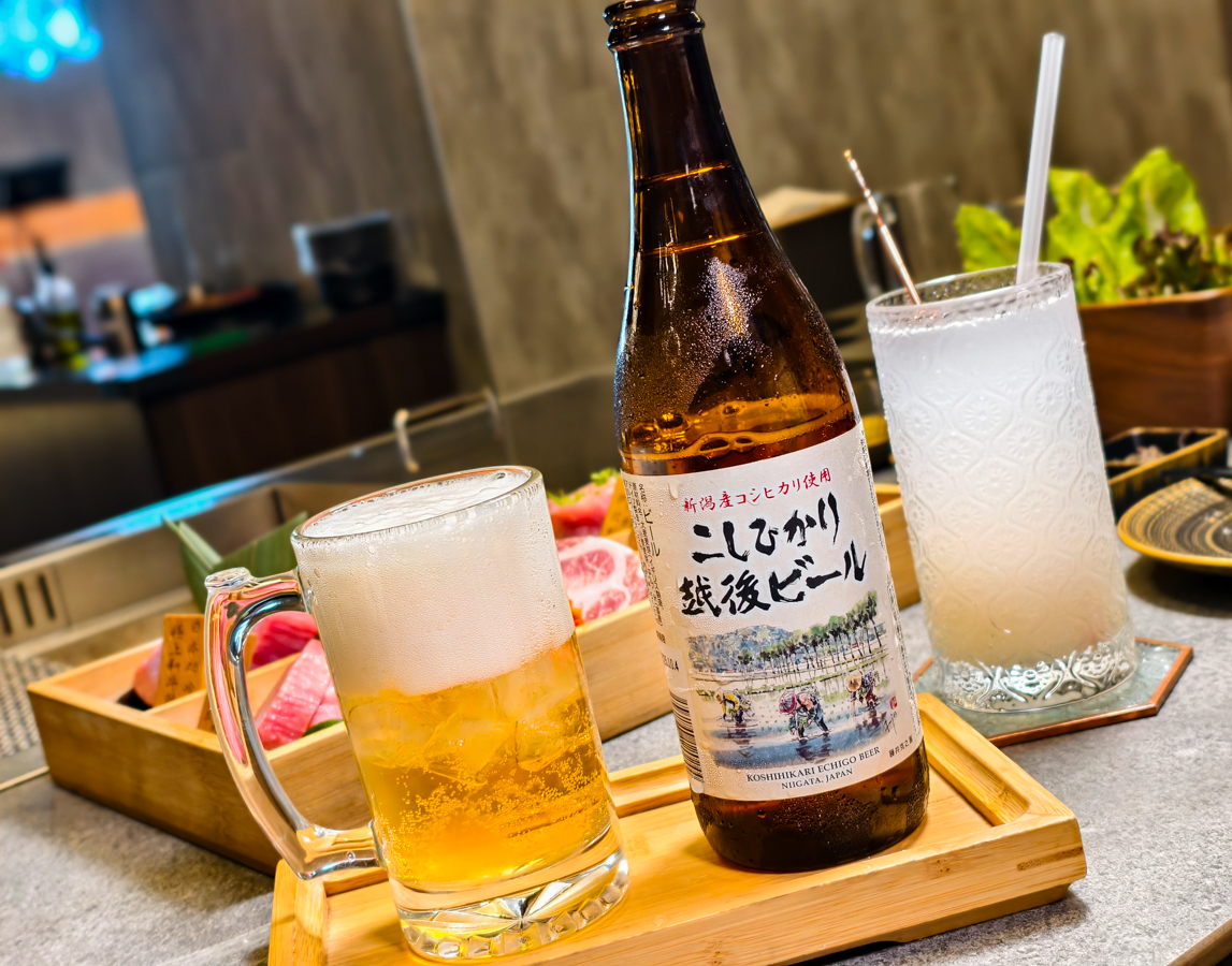 [高雄燒肉推薦]明燒肉文自旗艦店-海鮮控和牛控都來!超有儀式感高雄燒肉無菜單!最扯的雙人帝王蟹燒肉套餐 @美食好芃友（芃芃）