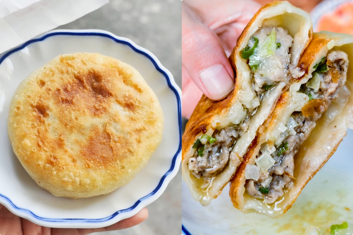 [高雄]無名排隊美食蔥抓餅-果貿社區隱藏版!超大顆爆汁豬肉餡餅、超厚韭菜盒 @美食好芃友（芃芃）