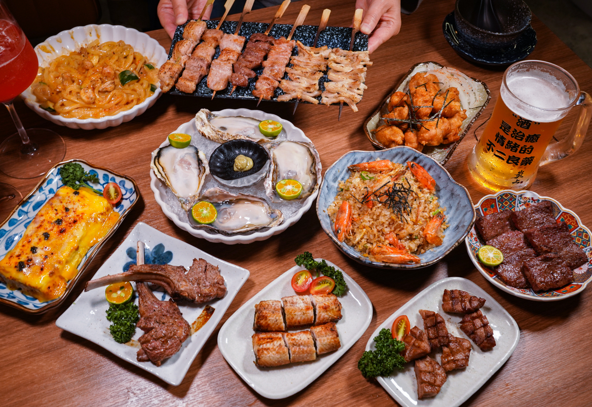 [高雄]炎上燒物製所-中央公園附近低調人氣高雄居酒屋!炭烤串燒超級香! @美食好芃友（芃芃）