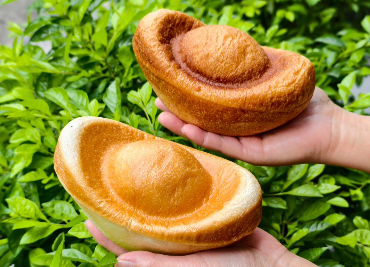 [高雄]新春拜拜送人超喜氣~LA ONE Bakery元寶麵包!每年只賣三個月~ @美食好芃友（芃芃）