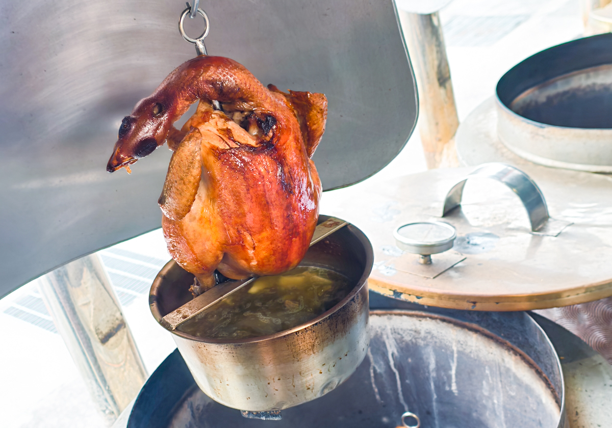 [南投]竹香園甕缸雞-南投紫南宮最紅甕仔雞!全台首創手剝甕缸雞~金黃脆皮x超嫩雞肉 @美食好芃友（芃芃）