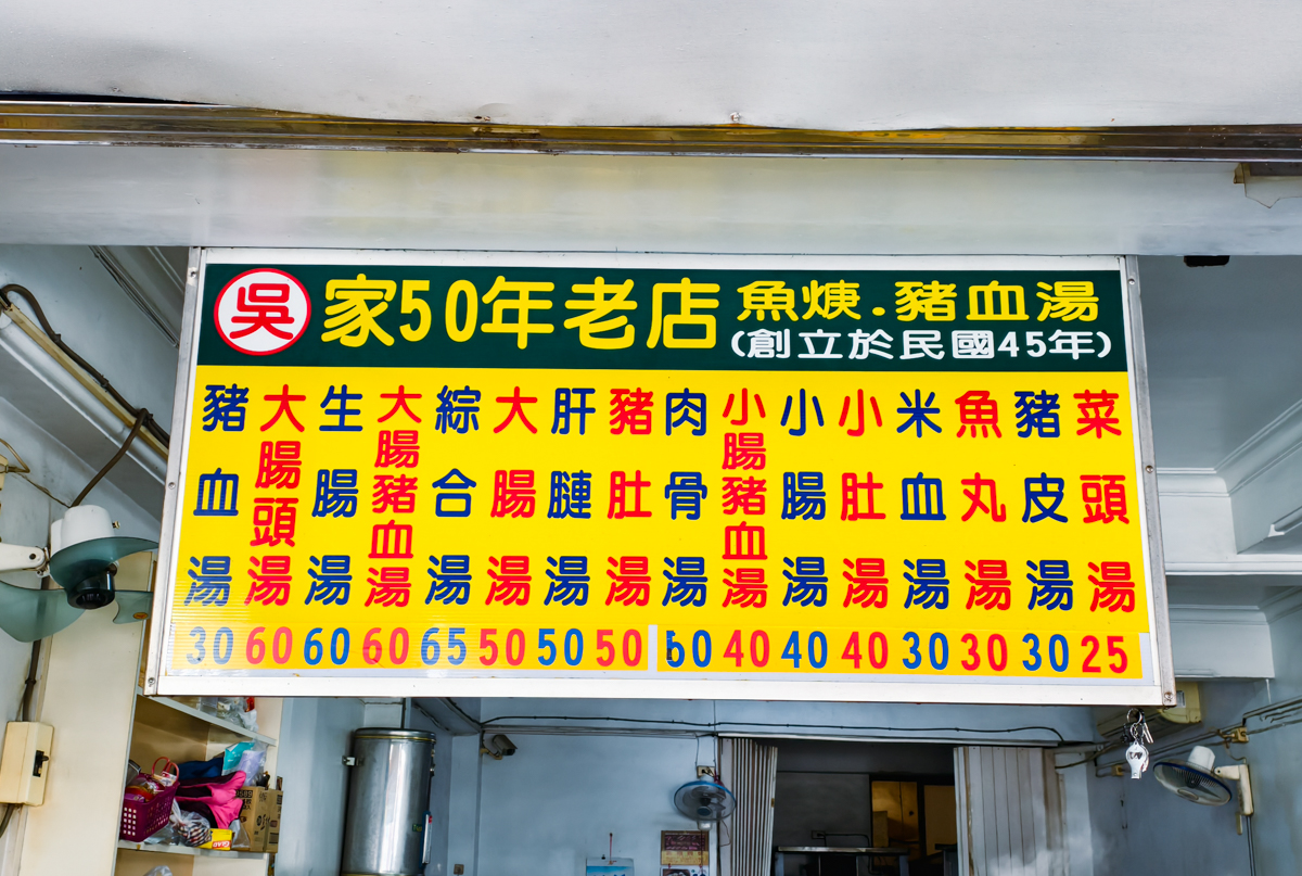 [高雄]吳家豬血湯-70年高雄豬血湯老店!肉骨湯加炒米粉台味高雄早餐 @美食好芃友（芃芃）