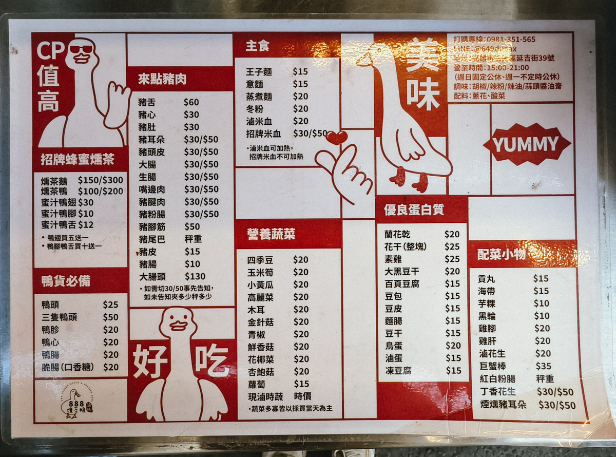 [高雄]888燻茶鵝滷味-每日排隊30年高雄燻茶鵝滷味老店!冷滷熱滷都好吃 @美食好芃友（芃芃）