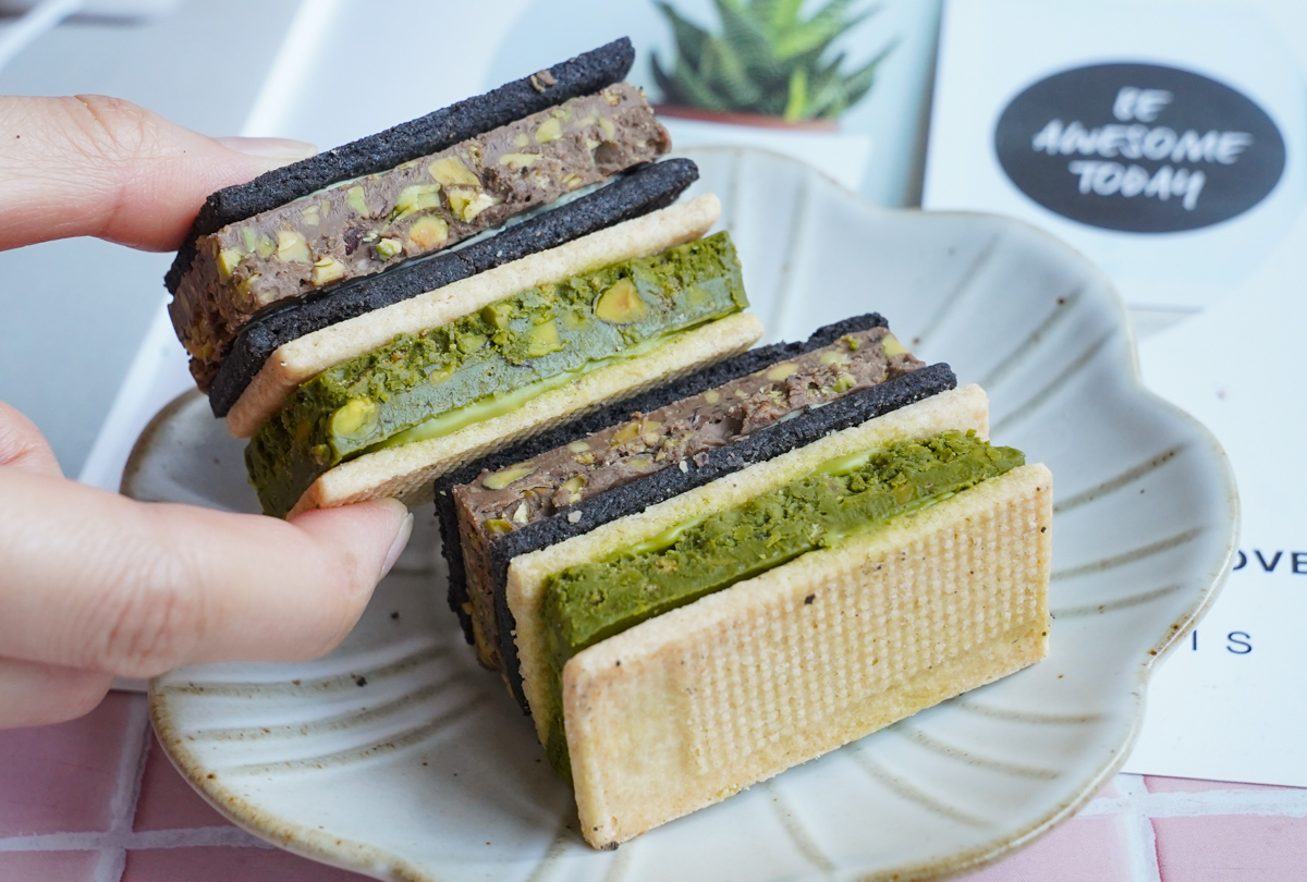 台中伴手禮推薦-曉翮流域Beletriver~用料給最多厚餡夾心餅乾!大推好事花生、草莓甜心 @美食好芃友（芃芃）