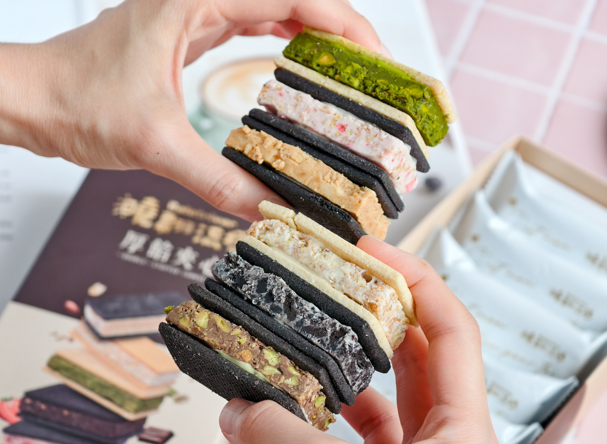 台中伴手禮推薦-曉翮流域Beletriver~用料給最多厚餡夾心餅乾!大推好事花生、草莓甜心 @美食好芃友（芃芃）