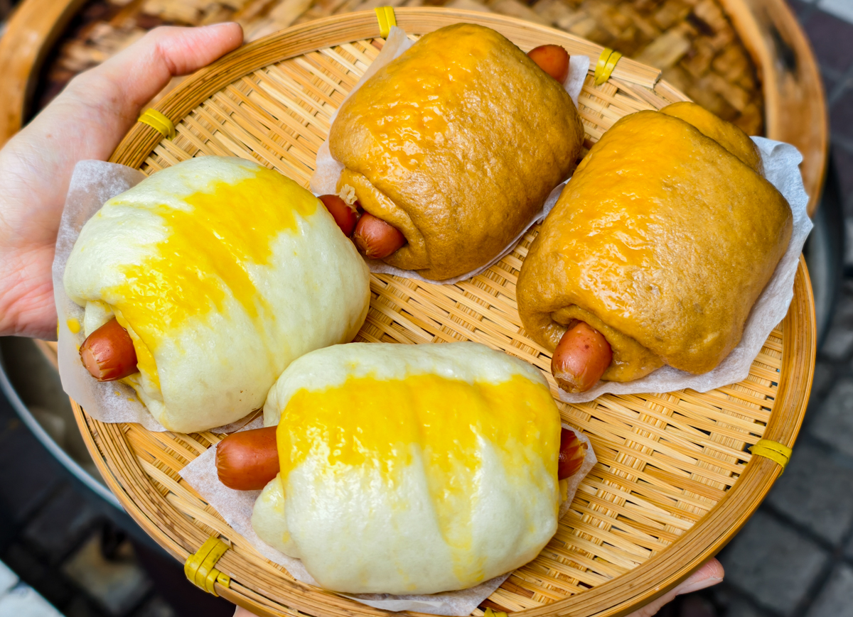 [高雄]美心饅頭-30年手工高雄饅頭!每天熱賣黑糖起司捲、脆腸捲~天然酵母Ｑ勁十足! @美食好芃友（芃芃）