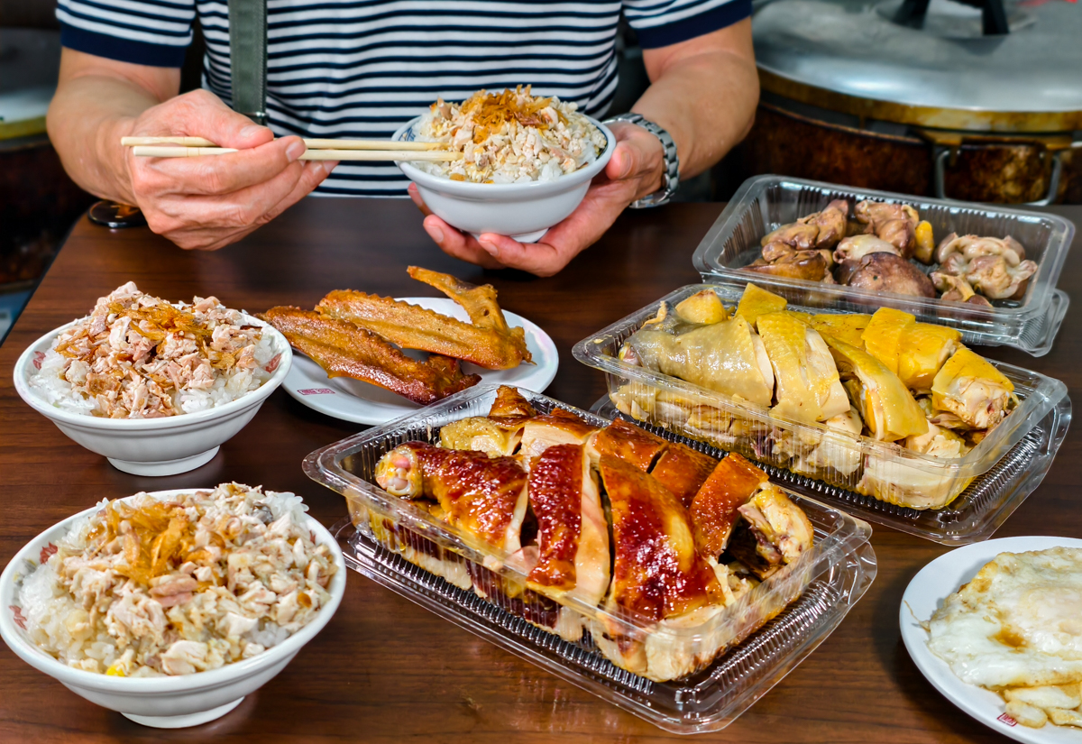 [高雄]阿欽師山雞飯旗山店-還沒開店就排隊!老饕必點刀剁雙色山雞飯~大推來個極致爆汁的煙燻雞切盤、 @美食好芃友（芃芃）