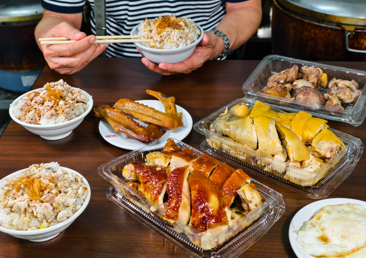 [高雄]阿欽師山雞飯旗山店-還沒開店就排隊!老饕必點刀剁雙色山雞飯~大推來個極致爆汁的煙燻雞切盤、 @美食好芃友（芃芃）