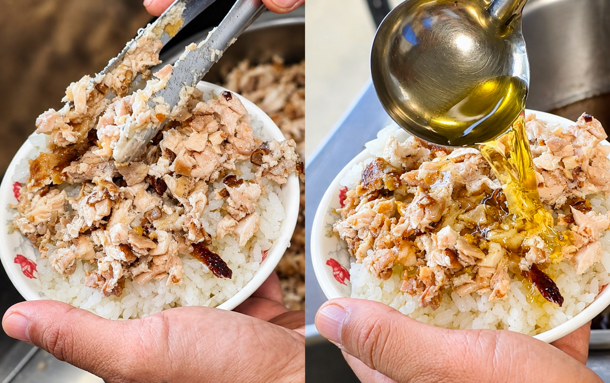 [高雄]阿欽師山雞飯旗山店-還沒開店就排隊!老饕必點刀剁雙色山雞飯~大推來個極致爆汁的煙燻雞切盤、 @美食好芃友（芃芃）