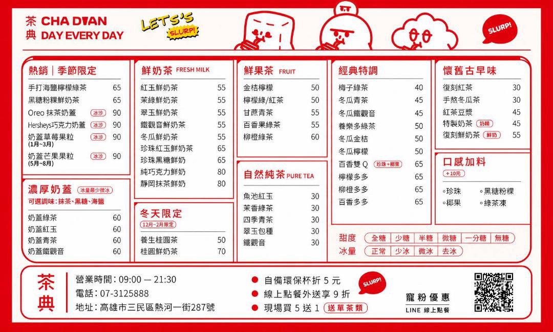 [高雄]茶典紅茶牛奶專賣熱河店-早上就開始排隊的高醫商圈手搖飲!必喝招牌奶蓋紅玉、手打海鹽檸檬綠 @美食好芃友（芃芃）