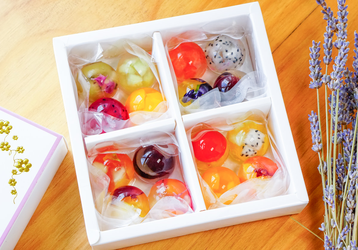 [高雄]琉璃玉清涼點心禮盒-IG爆紅!超美的鮮花寒天果凍禮盒 @美食好芃友