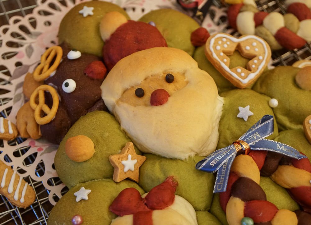 [高雄麵包課程推薦]菜鴨子-最萌聖誕禮物!耶誕造型麵包手作課程 @美食好芃友