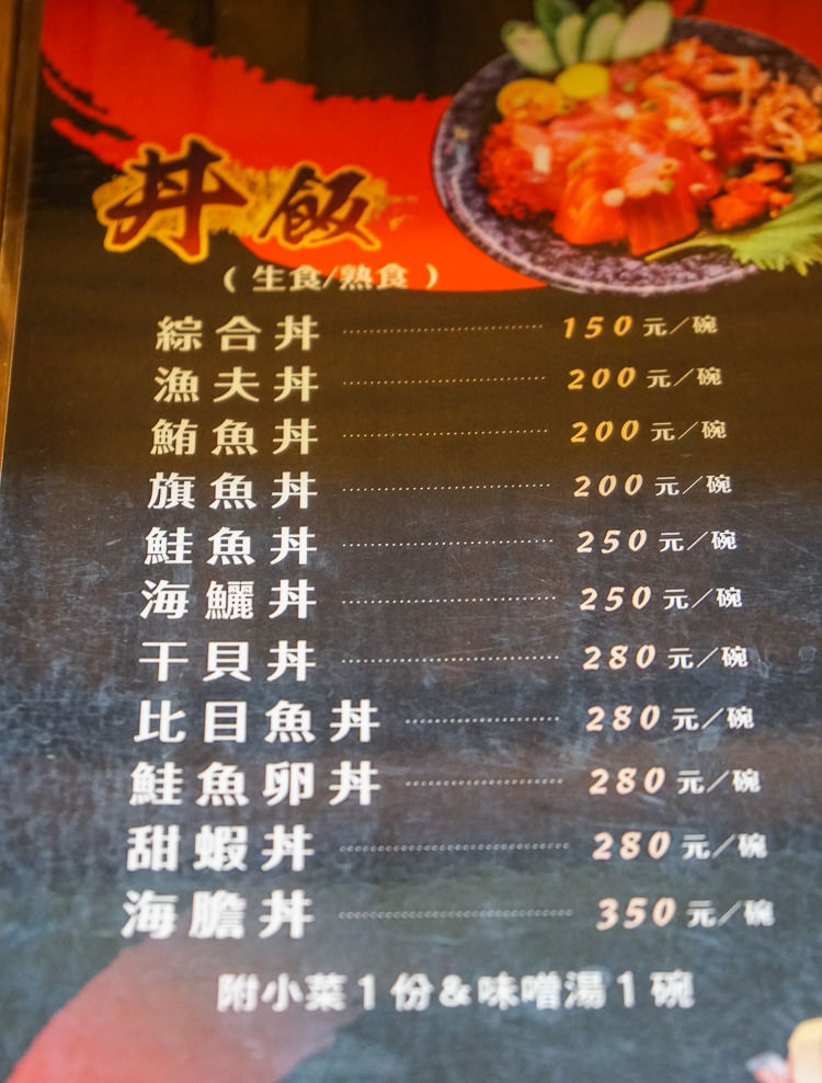[東港美食推薦]浤騰生魚片-在地人也愛!華僑市場超高C/P值美味生魚片 @美食好芃友