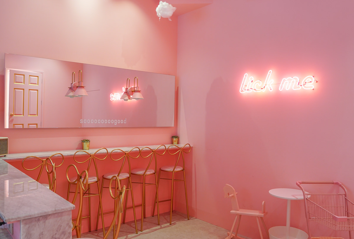 [高雄]kaju gelato義式手工冰淇淋(孝順店)-令少女瘋狂極致粉色系冰淇淋小店 @美食好芃友