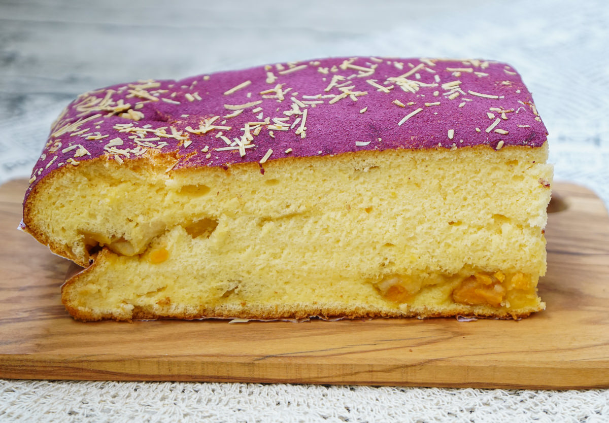 [高雄古早味蛋糕]法朗西斯烘培坊-超美紫薯地瓜古早味蛋糕~創意口味真材實料 @美食好芃友