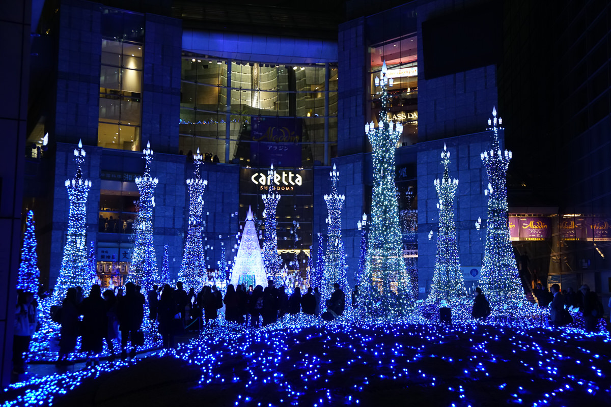 [東京聖誕點燈]汐留Caretta聖誕點燈-超夢幻迪士尼主題!東京聖誕必訪浪漫景點 @美食好芃友