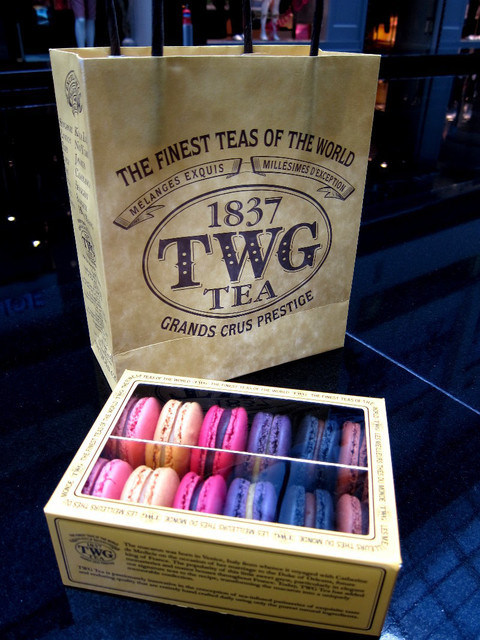 [新加坡]香氣十足茶味馬卡龍@TWG Tea shop @美食好芃友